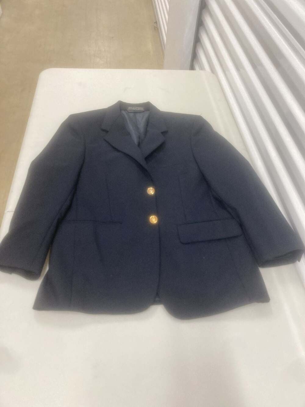 Bert Pulitzer Vintage Navy Blazer with Gold Buttons